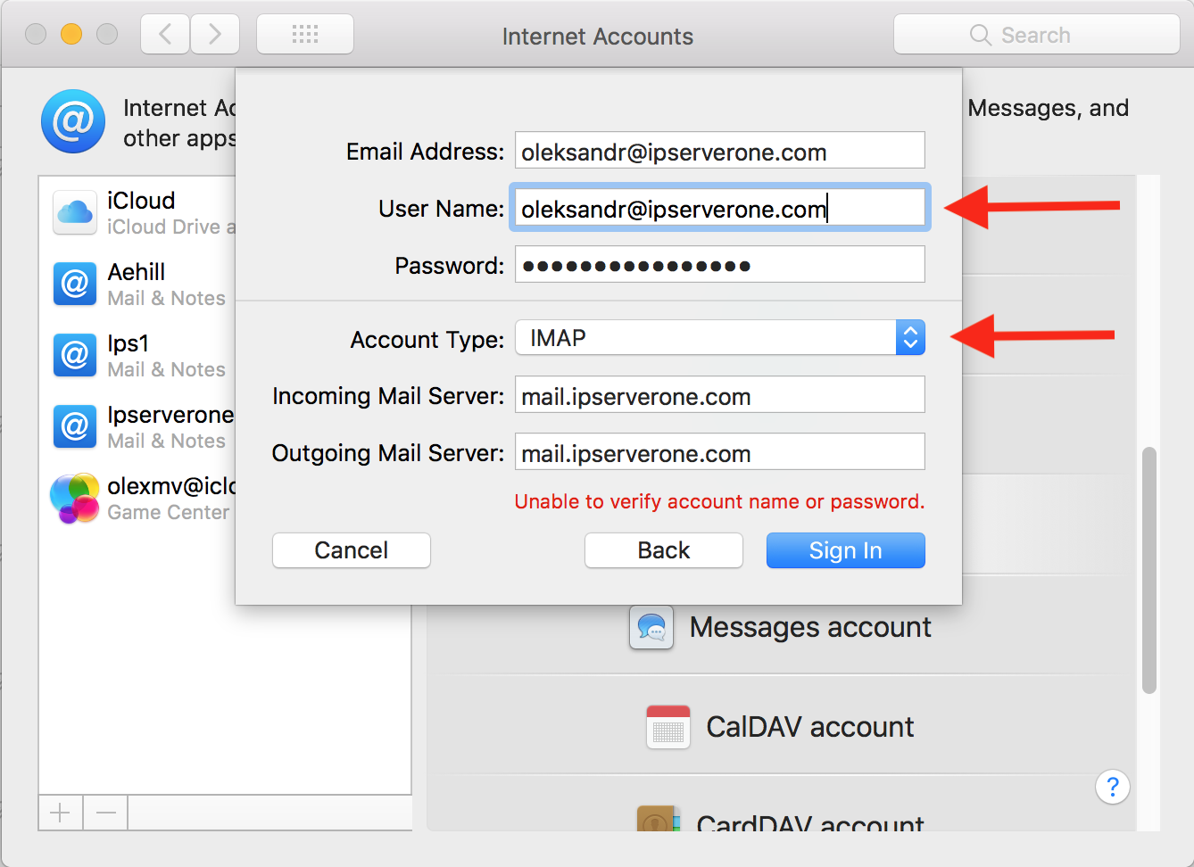 How to setup email on Apple Mail?  IPSERVERONE