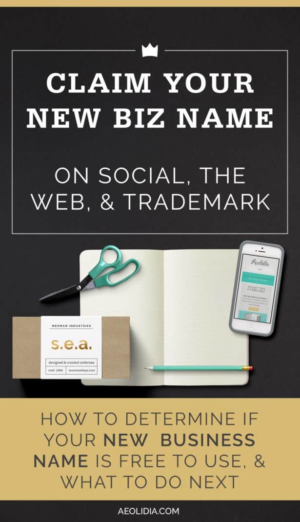 How To Trademark a Business Name &  Buy a Website Domain