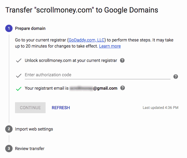 How To Transfer Domain From GoDaddy To Google Domains [No Downtime ...