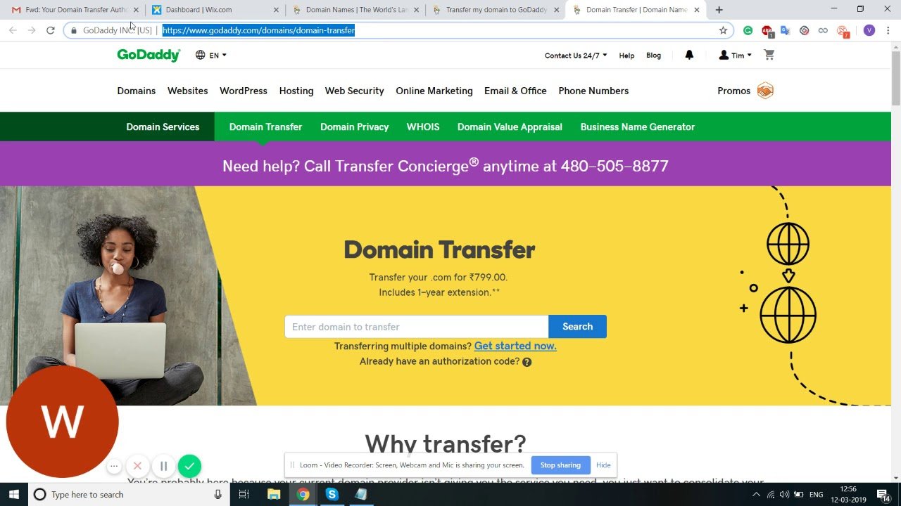 How to transfer domain from Wix to Godaddy ! 100% working ...