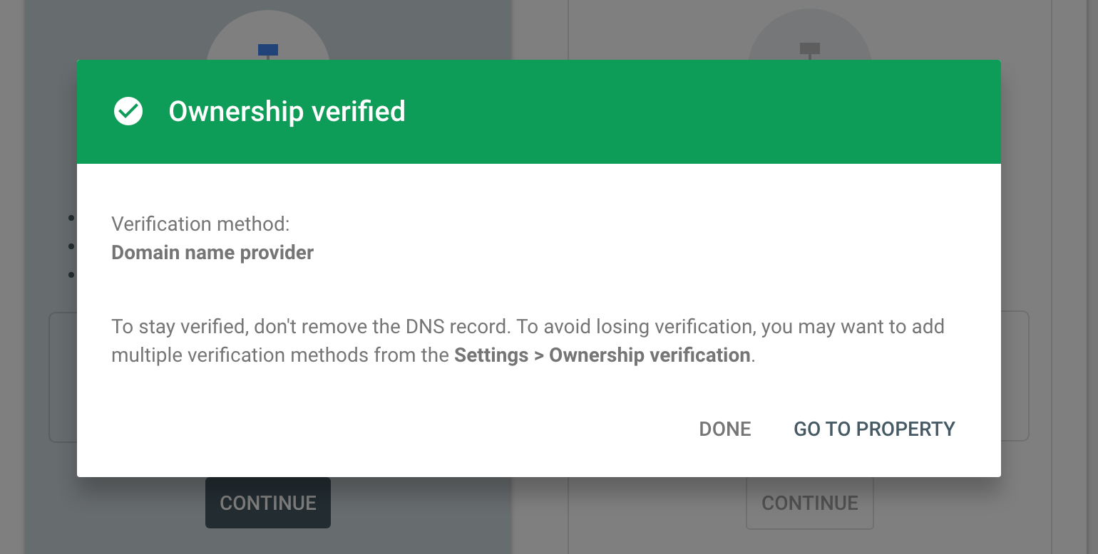 How to verify domain ownership on google search console