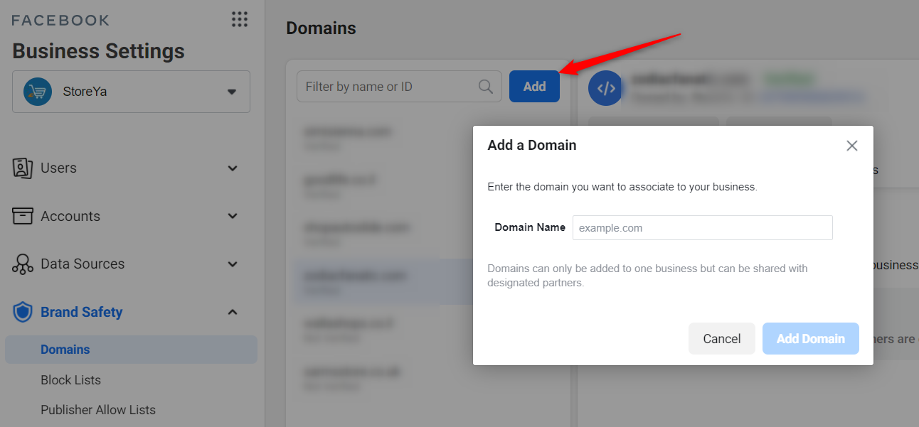 How to verify Wix domain on Facebook  StoreYa
