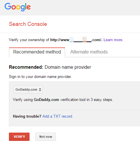 How To: Verify Your Domain with Google : Support