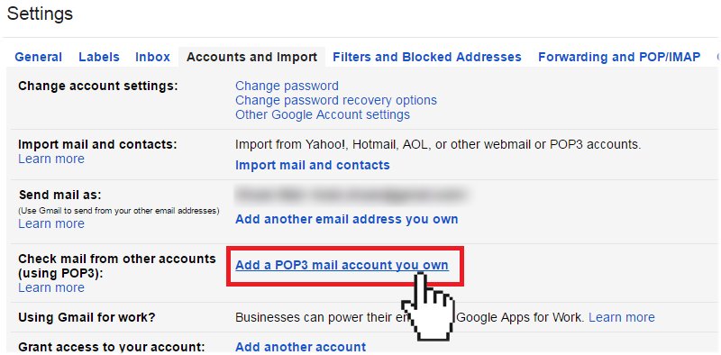 Importing your domain email account into your Gmail account ...