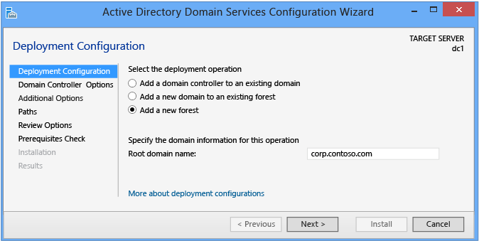 Install a New Windows Server 2012 Active Directory Forest ...