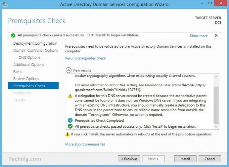 Install Active Directory Domain Services on Windows Server 2016 â Tactig