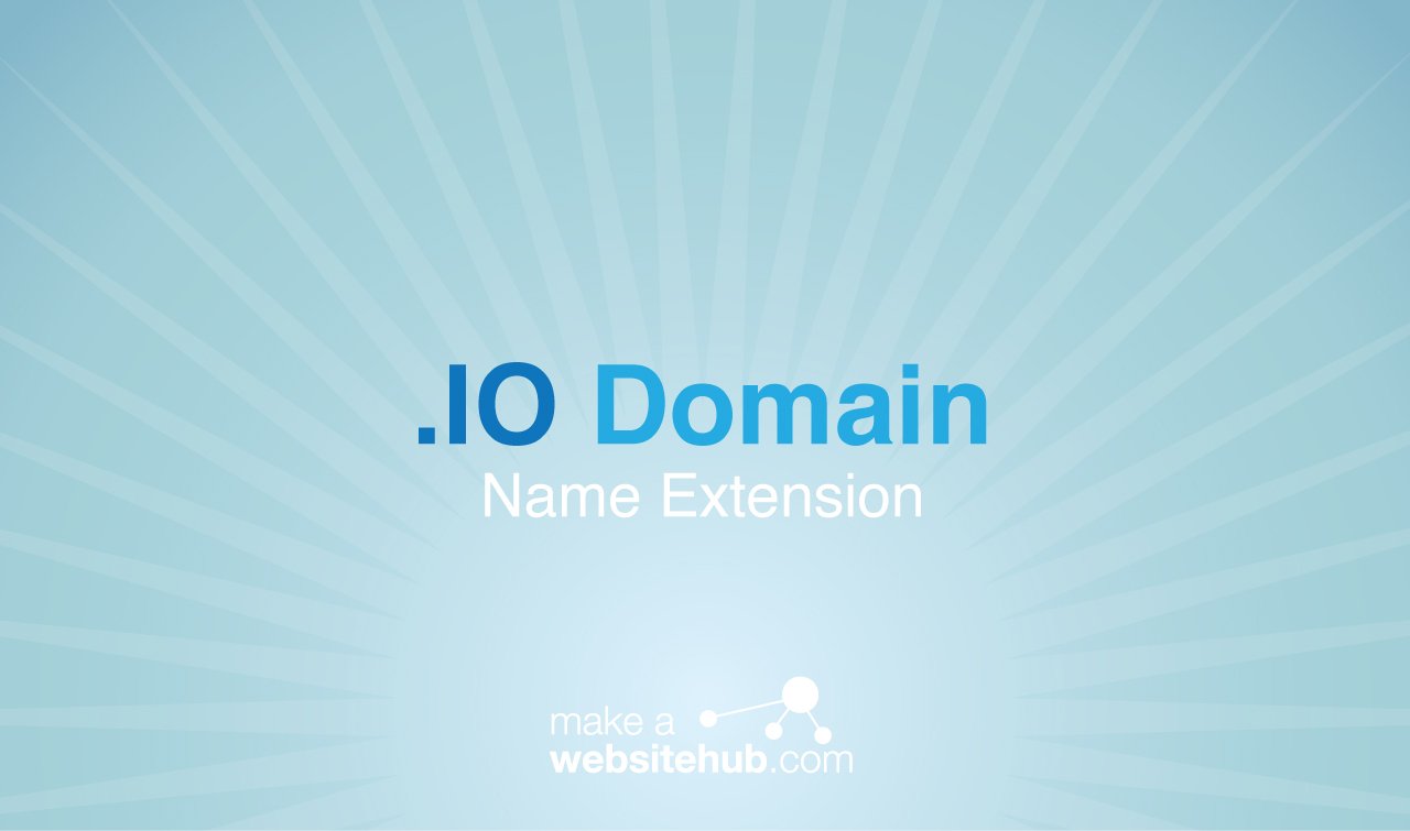 .io Domain Name Extension