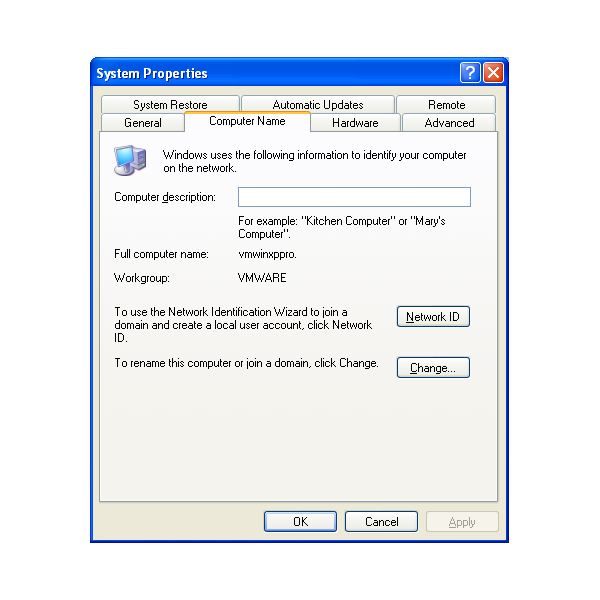 Joining a Domain in Windows 7