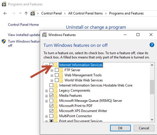 Method of creating a domain in Windows 10