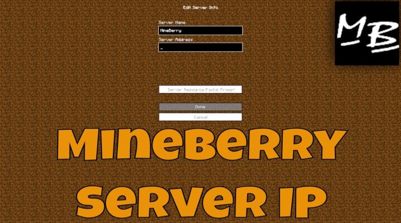 minecraft mineberry server ip address benisnous