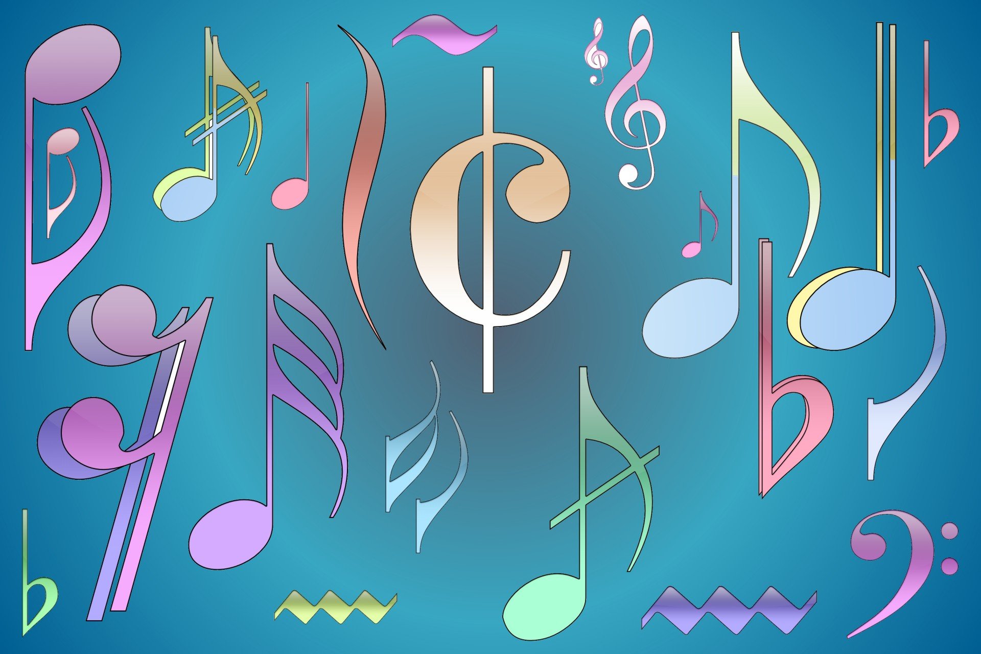 Music Notes Free Stock Photo