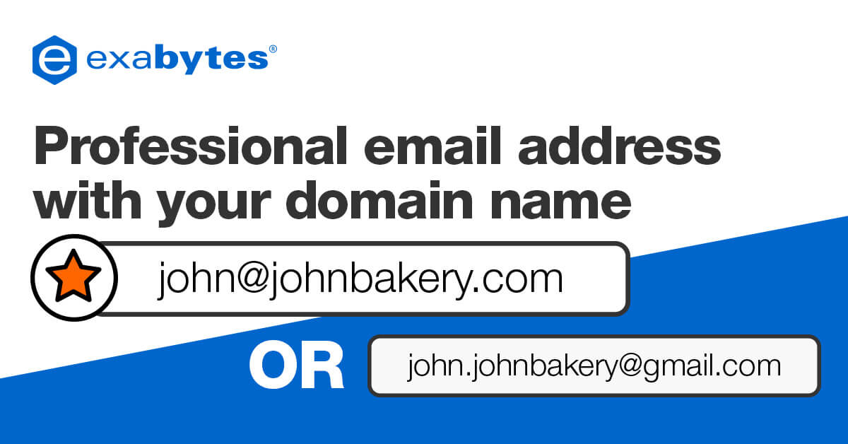 Professional Email Address with Your Domain Name