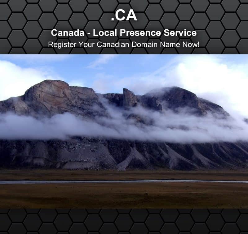 Register your Canadian domain now! Without any restrictions! Here ...