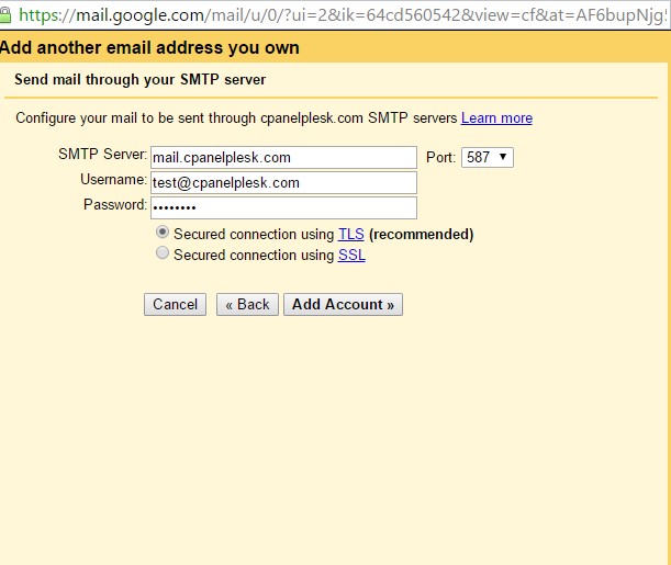 Setting up Gmail for POP3 and SMTP