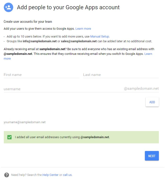 Setting up your domain email with Google Apps