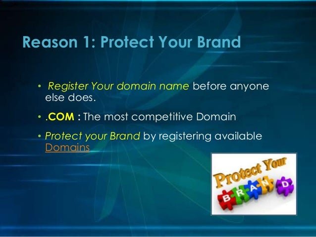 Top 5 reasons why you should register a Domain Name for your businessâ¦