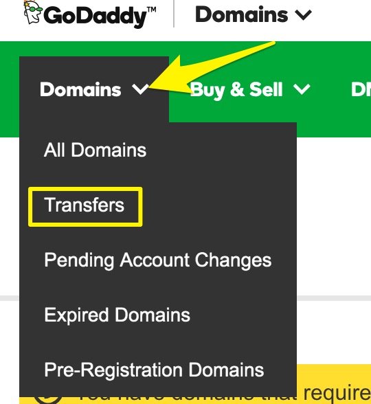 Transferring a GoDaddy domain to Squarespace  Squarespace Help