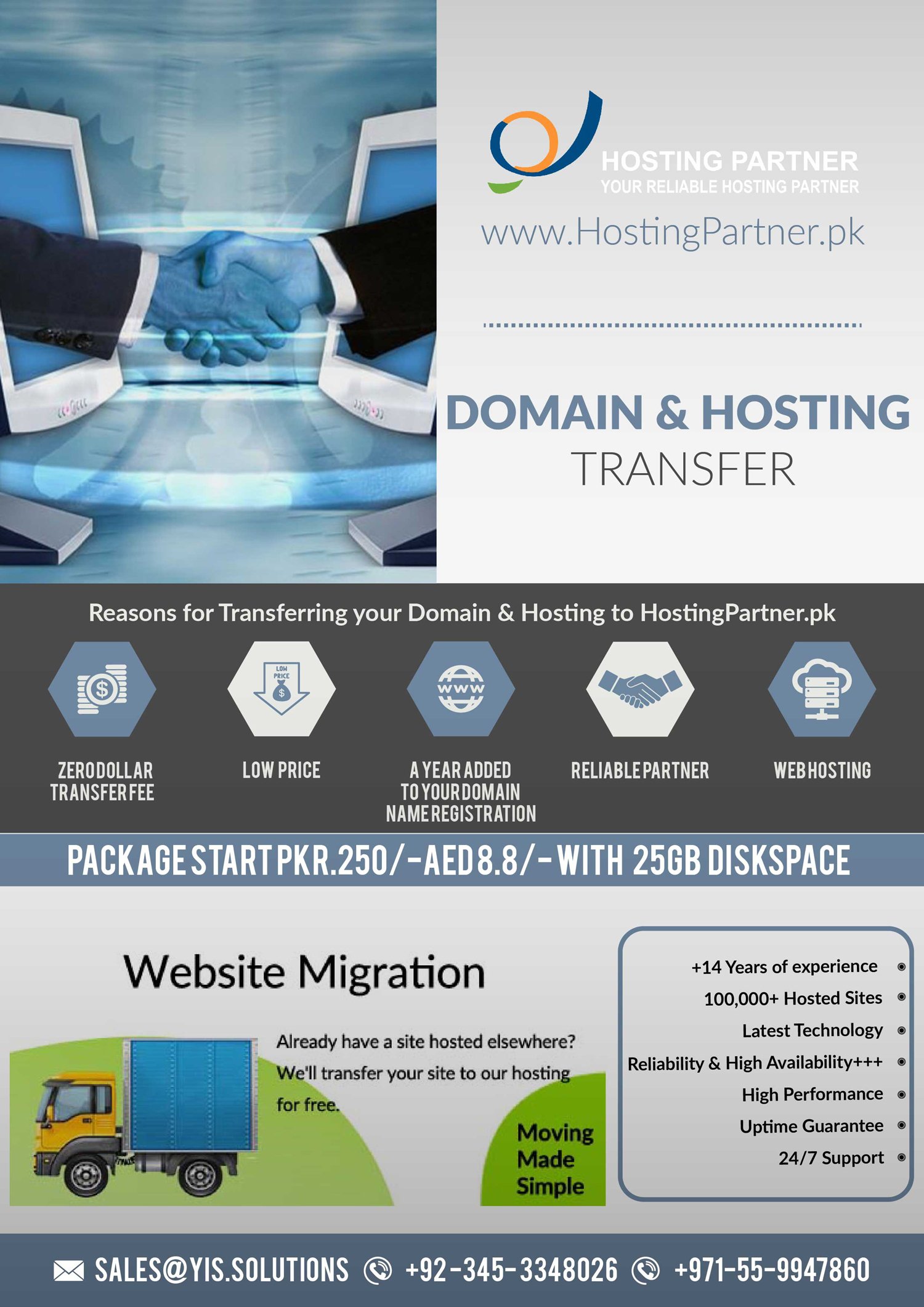 Web Hosting Transfer Services Karachi