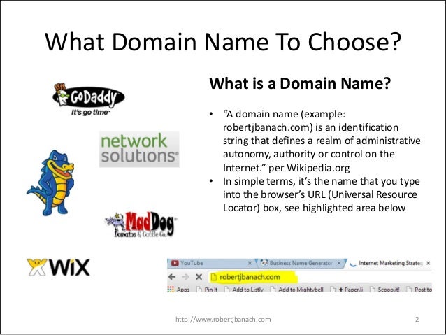 What Domain Name To Choose?