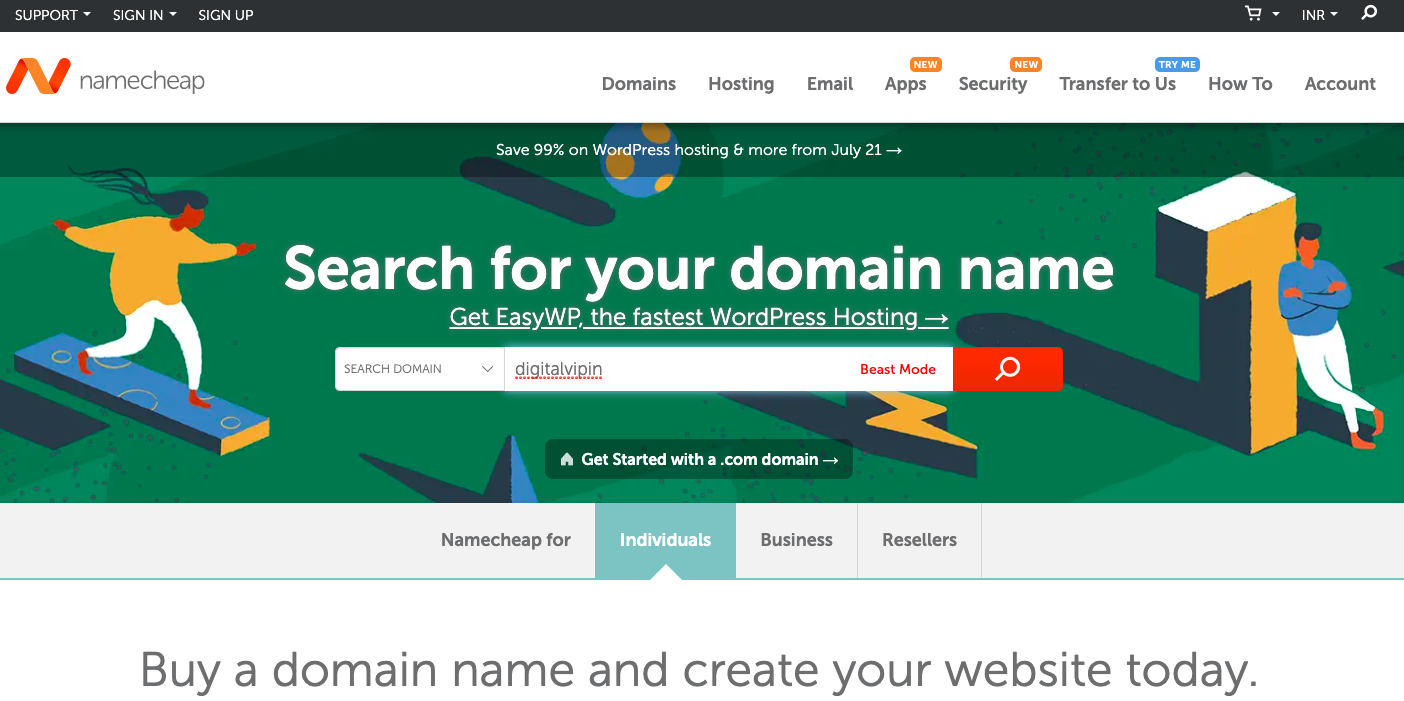Where to Buy a Domain Name Without Hosting for Startups 2021