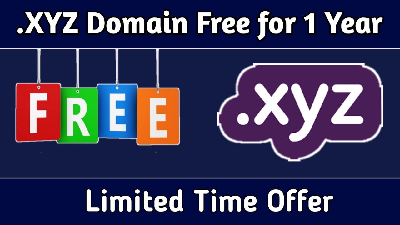 XYZ Domain Free For 1 Year